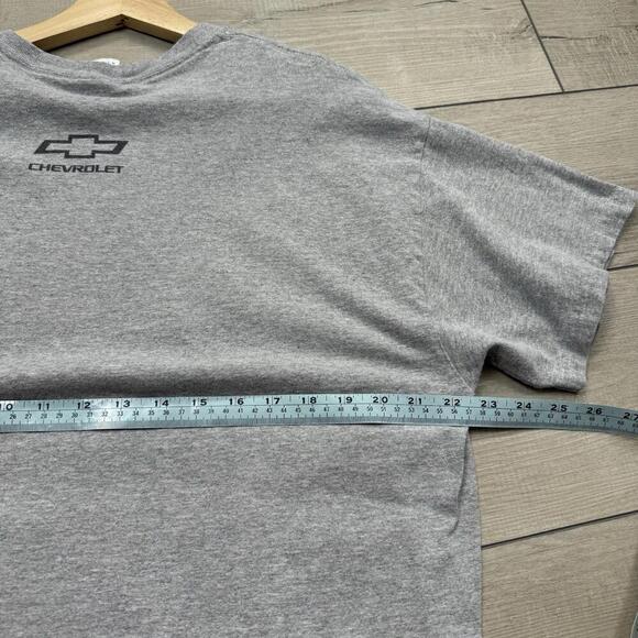 Y2K Camaro ZL1 Graphic T-Shirt Sz XL Gray USA Flag Muscle Car Tee Gildan Cotton - Picture 6 of 7